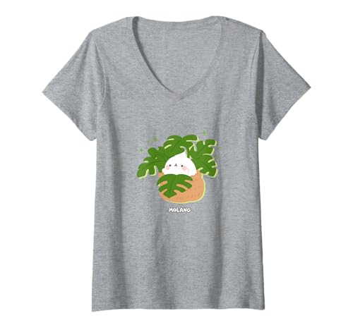 Damen Molang - Spring Edition T-Shirt mit V-Ausschnitt Damen Molang - Spring Edition T-Shirt mit V-Ausschnitt von Molang
