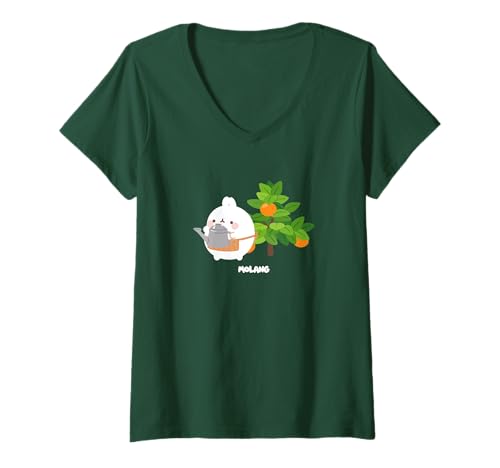 Damen Molang - Spring Edition T-Shirt mit V-Ausschnitt Damen Molang - Spring Edition T-Shirt mit V-Ausschnitt von Molang