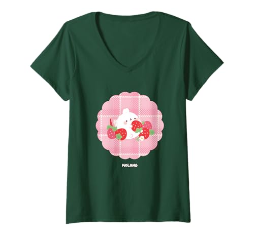 Damen Molang - Spring Edition T-Shirt mit V-Ausschnitt Damen Molang - Spring Edition T-Shirt mit V-Ausschnitt von Molang