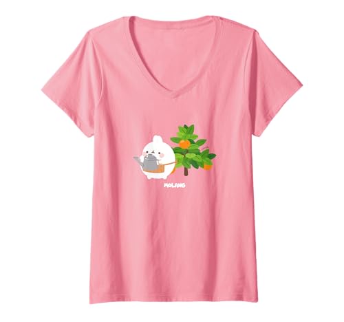 Damen Molang - Spring Edition T-Shirt mit V-Ausschnitt Damen Molang - Spring Edition T-Shirt mit V-Ausschnitt von Molang