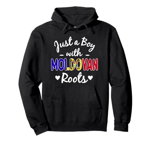 Proud Moldovan Boy Moldava Men Pride Pullover Hoodie von Moldova Flag Designs Moldovan Proud Roots
