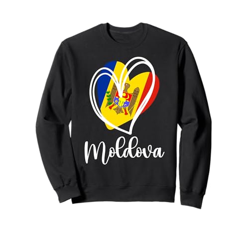 Patriotische Moldawische niedliche Herz-Flagge für Mädchen und Kinder Sweatshirt Patriotische Moldawische niedliche Herz-Flagge für Mädchen und Kinder Sweatshirt von Moldova Moldovan Flag Designs