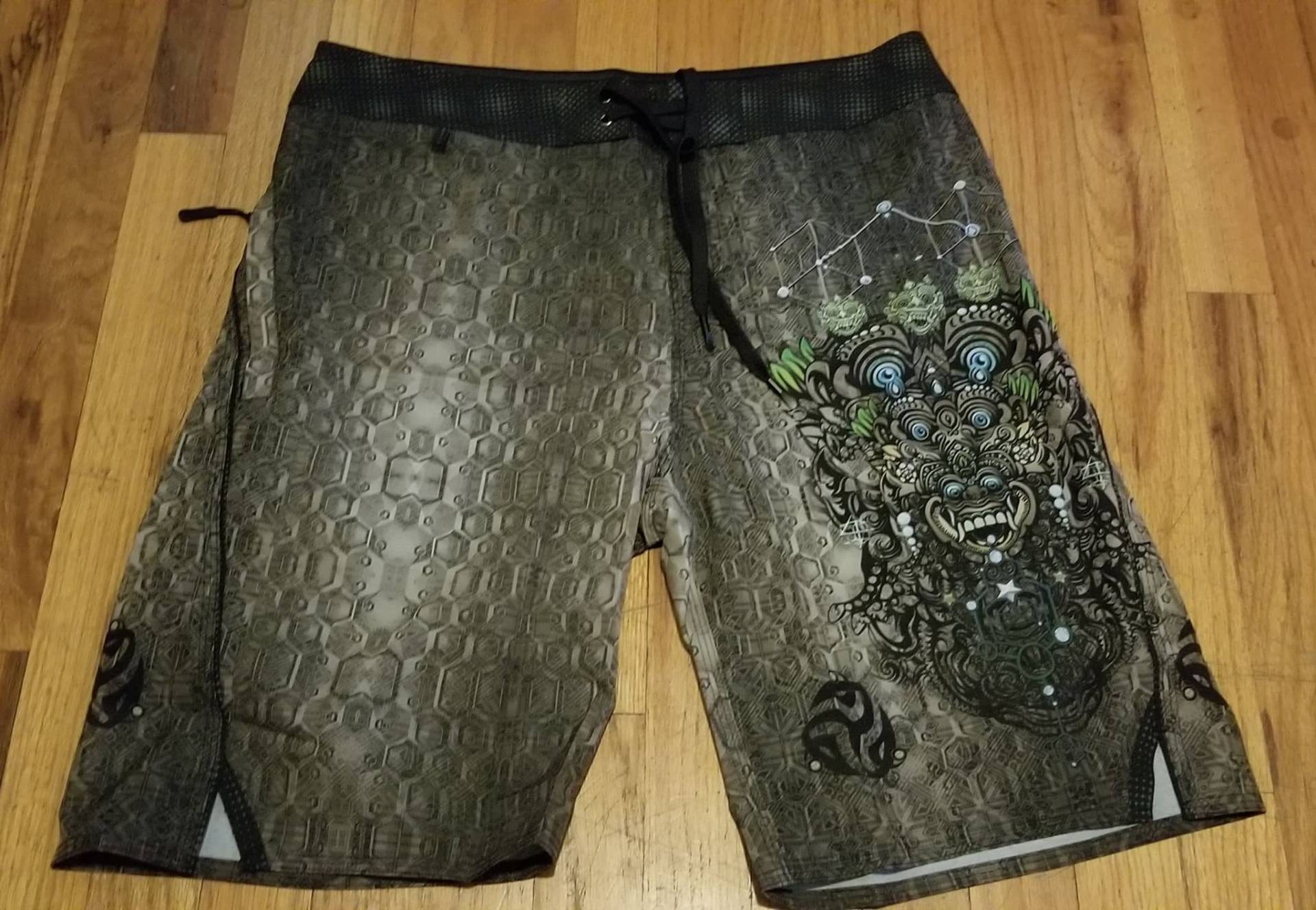 Boardshort - Boardshorts Surfwear Surfen Bademode Shorts Sommershorts Sommer Psychedeclic Boardshort - Boardshorts Surfwear Surfen Bademode Shorts Sommershorts Sommer Psychedeclic von MolecularCosmic
