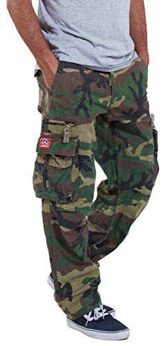 Molecule Herren Cargo Hose 50005 (M, Camo C5) von Molecule Clothing