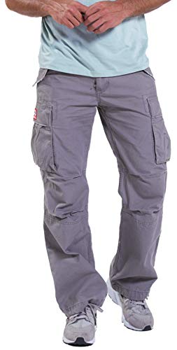 Molecule Herren Cargo Hose 54002 (XL, Grau) von Molecule Clothing