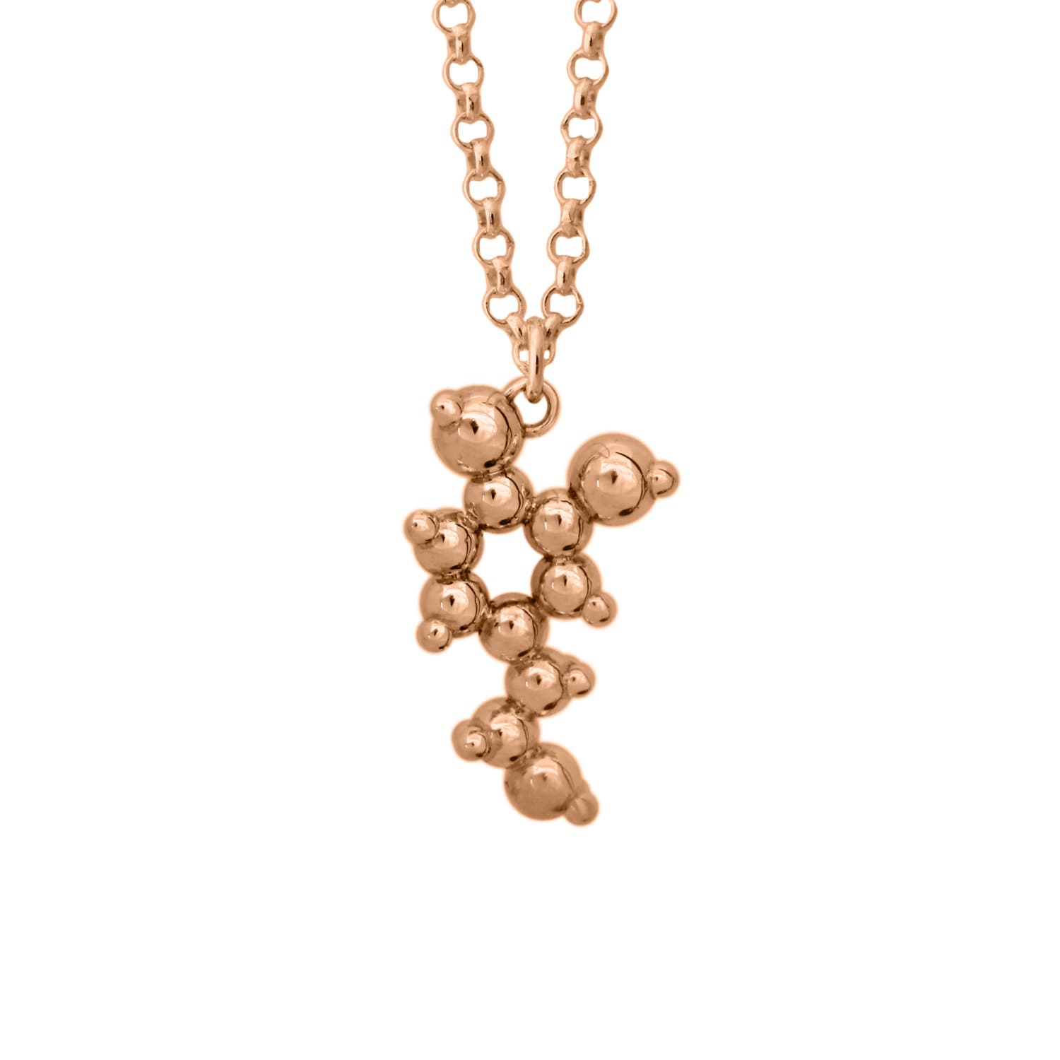 Dopamin Anhänger - 18K Rose Oder Gelbgold Vermeil Dopamin Anhänger - 18K Rose Oder Gelbgold Vermeil von MoleculeJewellery