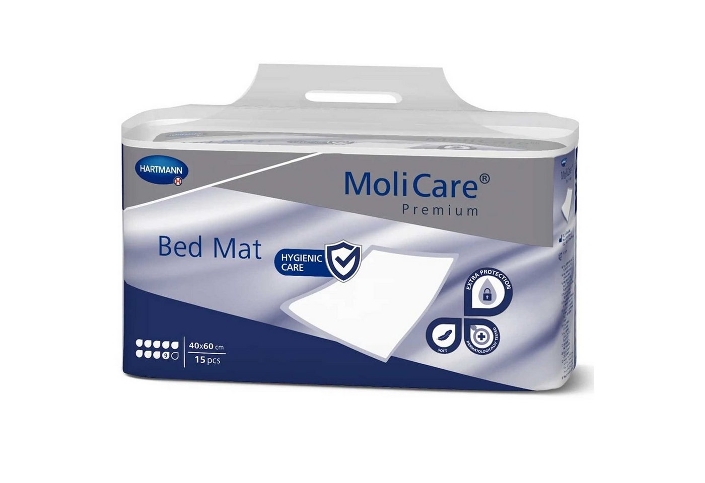 Inkontinenzauflage MoliCare® Premium Bed Mat 9 Tropfen Molicare, mit superabsorbierendem Polymer von Molicare
