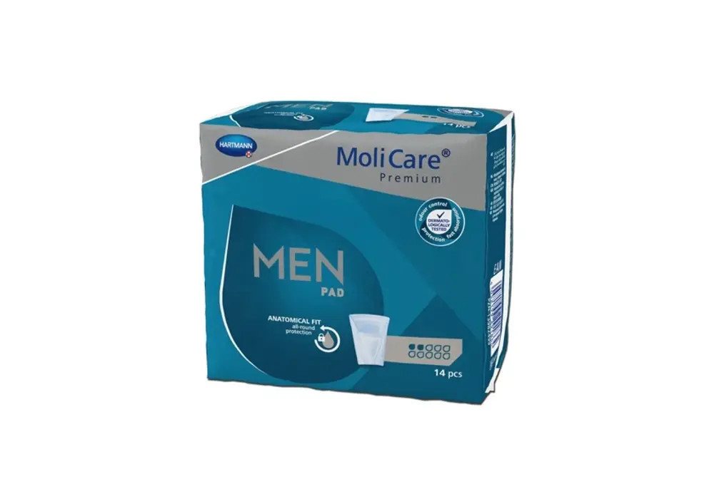 Molicare Saugeinlage MoliCare® Premium Men Pad 2 Tropfen, für diskrete Inkontinenzversorgung von Molicare