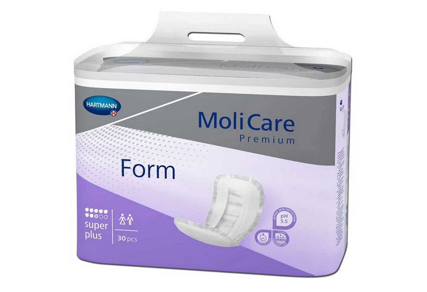 Molicare Saugeinlage MoliCare® Premium Form 8 Tropfen Karton x4, für diskrete Inkontinenzversorgung von Molicare