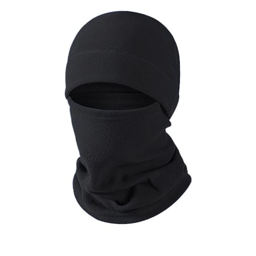 Molinter Winter Sturmhaube Winddicht Warm Balaclava Halsschlauch Mütze Gesichtshaube für Herren Outdoorsports Fahrrad Motorrad Ski 2 Stück (Schwarz) von Molinter