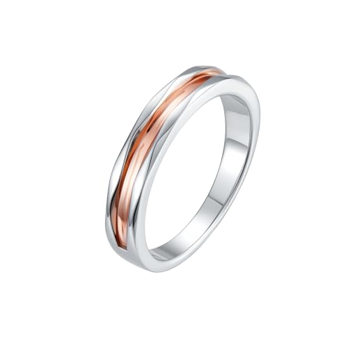 Molioaki Verlobungsring Paar Silber 925 Herrenring mit Zirkon Ehering Trauring Partnerringe für Sie und Ihn Paar Geschenke für Ehefrau Freundin-49 von Molioaki