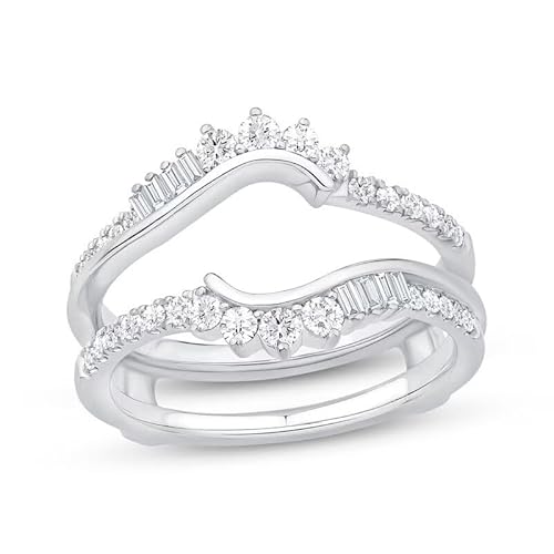 Molioaki Verlobungsring für Damen im Rundschliff 925 Sterlingsilber 9K/14K/18K Ehering Damen-Set 5A Zirkonia/Moissanit/Zuchtdiamant/Natürlicher Diamant Personalisierter Gravurring-5 von Molioaki