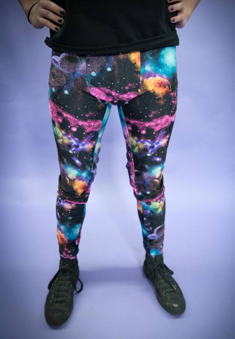 Herren Galaxie Leggings von MolliPopGlow