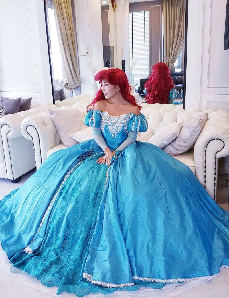 Blaues Ariel Kostüm Cosplay Kleid, Arielle, Meerjungfrau Cosplay, Für Erwachsene Blaues Ariel Kostüm Cosplay Kleid, Arielle, Meerjungfrau Cosplay, Für Erwachsene von MollyNguyenDesign