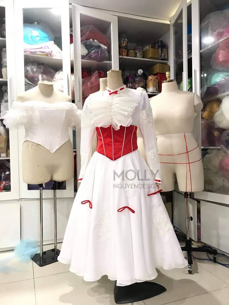 Mary Poppins Cosplay Kleid Mary Poppins Cosplay Kleid von MollyNguyenDesign
