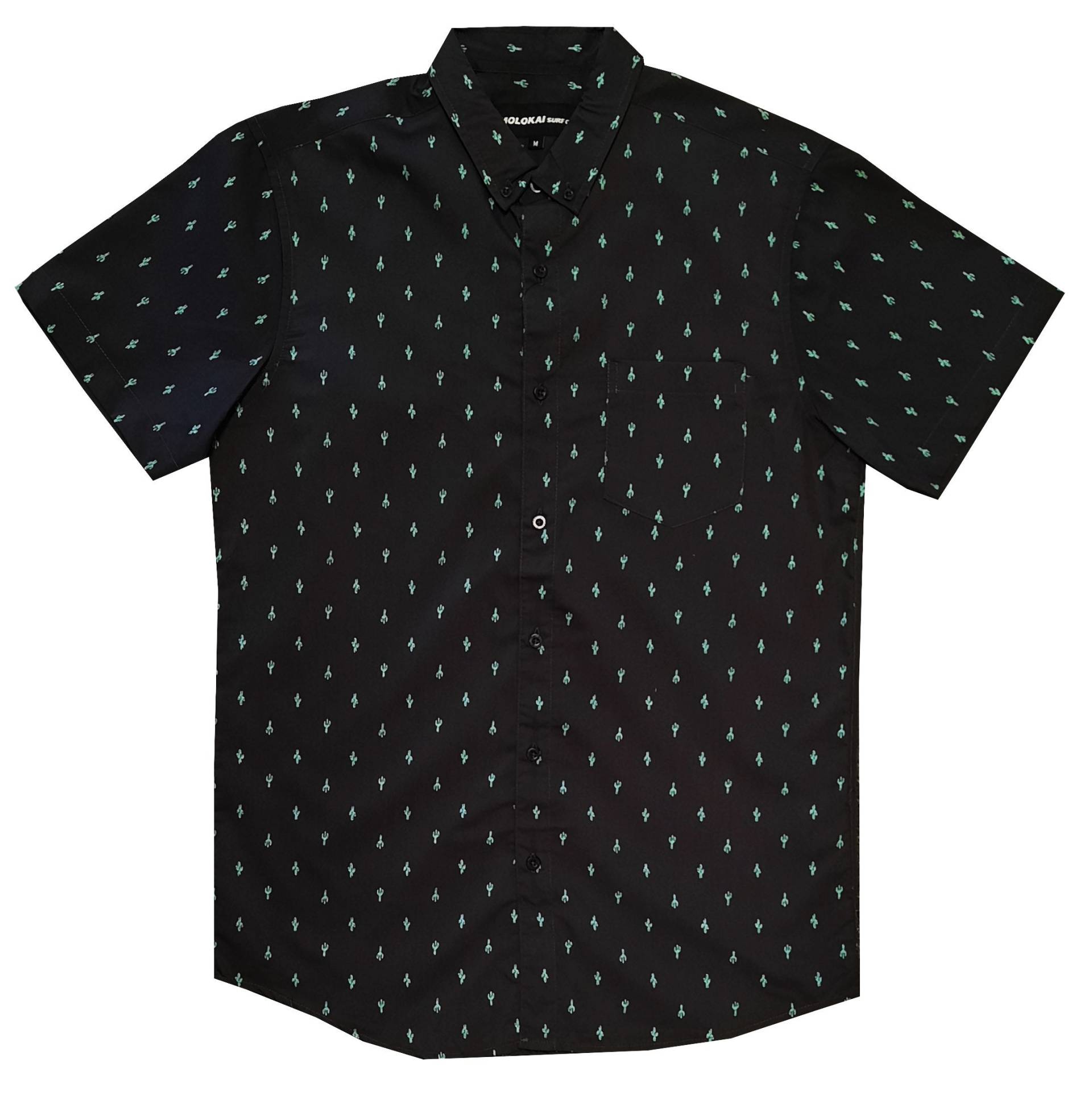 Molokai Anthrazit Graues Kaktus Felder Button Down Hemd Molokai Anthrazit Graues Kaktus Felder Button Down Hemd von MolokaiSurfCompany