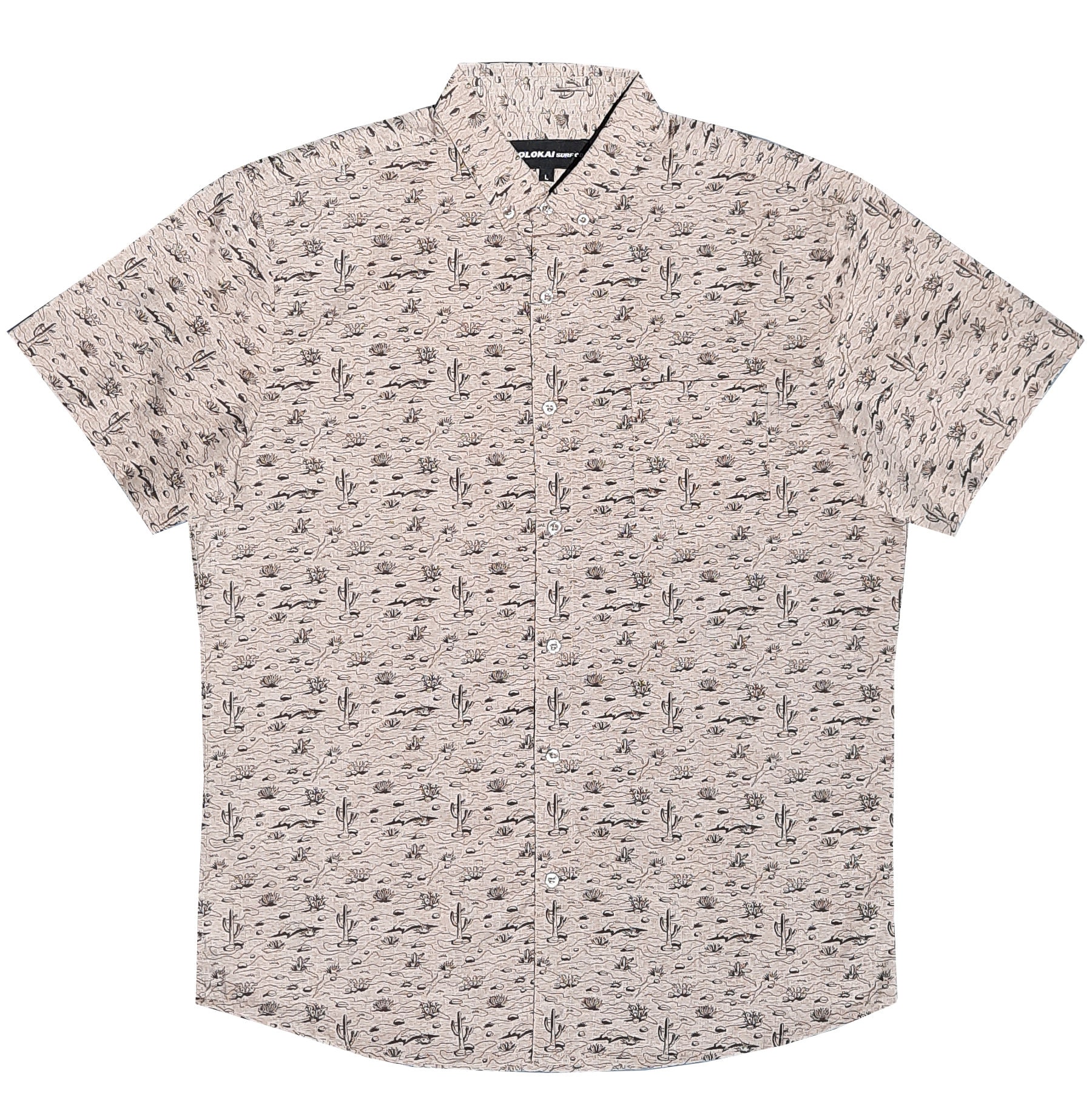 Molokai Mojave Wüste Braun Button Down Shirt Molokai Mojave Wüste Braun Button Down Shirt von MolokaiSurfCompany