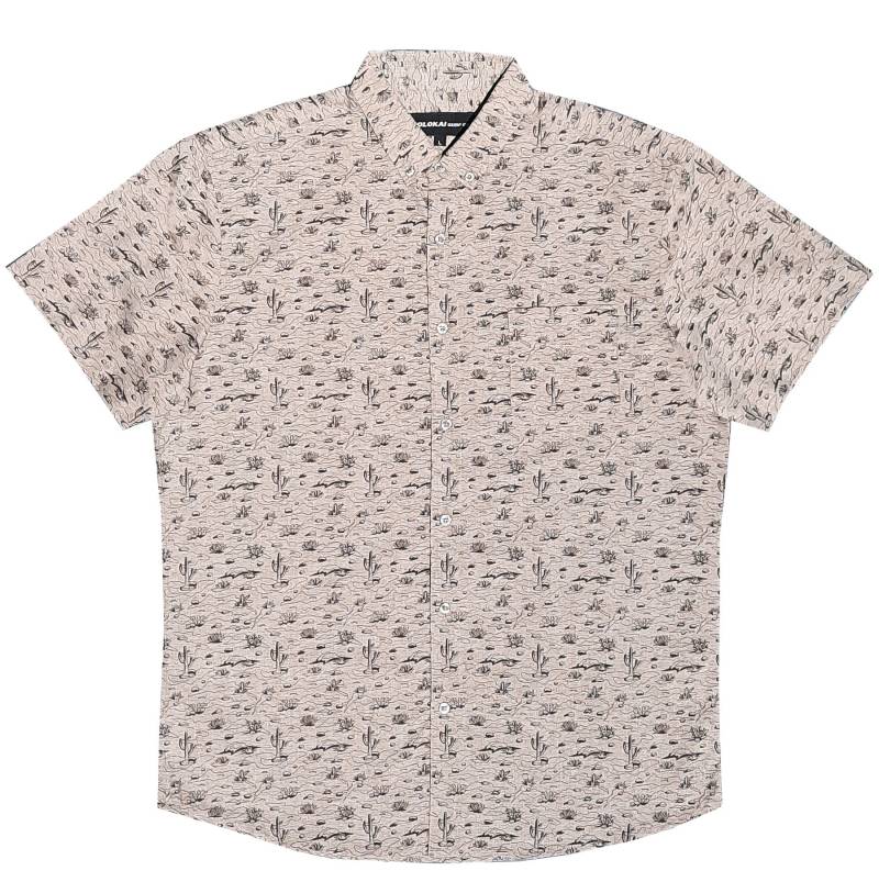 Molokai Mojave Wüste Braun Button Down Shirt von MolokaiSurfCompany