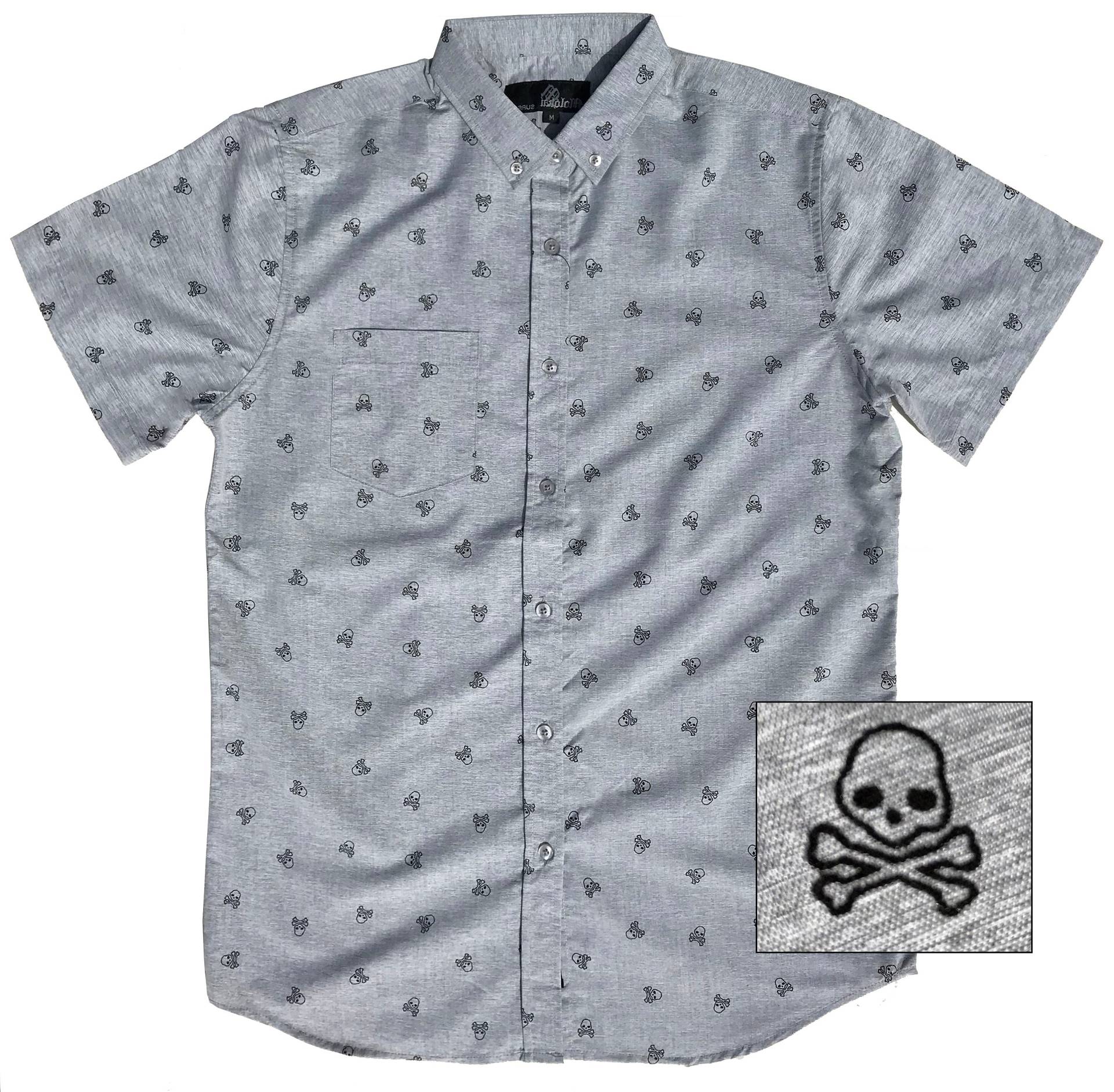 Schwarzes Molokai Skull Shirt Schwarzes Molokai Skull Shirt von MolokaiSurfCompany