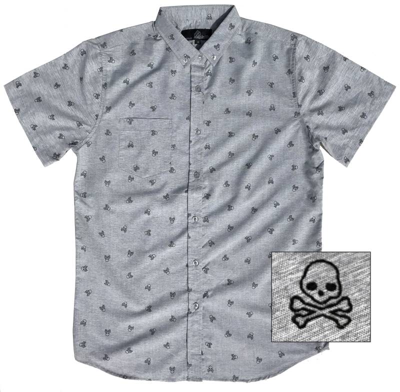 Schwarzes Molokai Skull Shirt von MolokaiSurfCompany