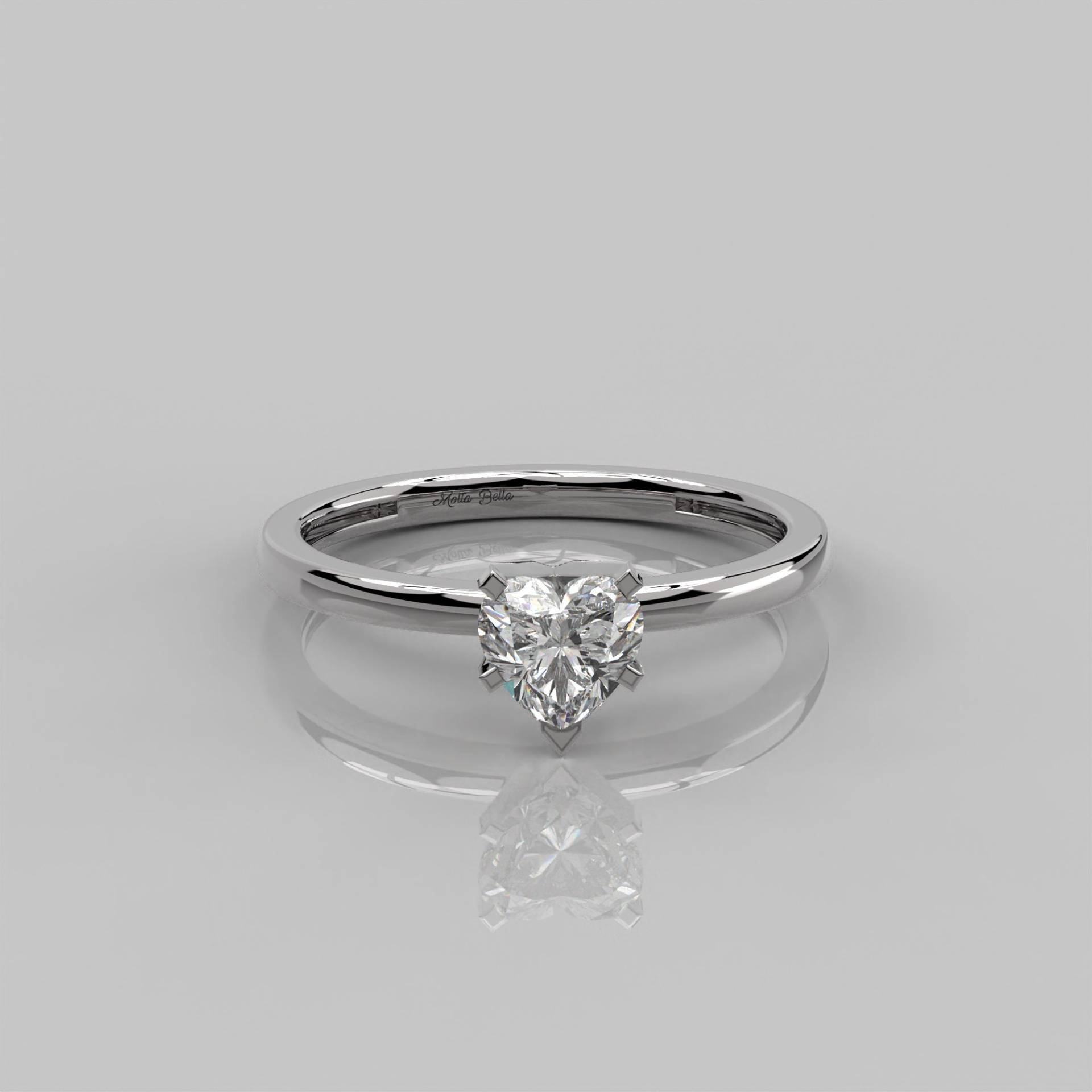 0.75 Ct Herz Diamant Ring Für Frauen/14K Solid Gold Solitär Verlobungsring Lab Gewachsener Echter Eleganter Form 0.75 Ct Herz Diamant Ring Für Frauen/14K Solid Gold Solitär Verlobungsring Lab Gewachsener Echter Eleganter Form von MoltaBellaJewels