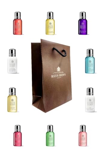 Molton Brown Damen Carry On Travel Collection **Eine Tasche mit Leckereien in Reisegröße/parfümiert und von Kopf bis Fuß konditioniert** von Molton Brown