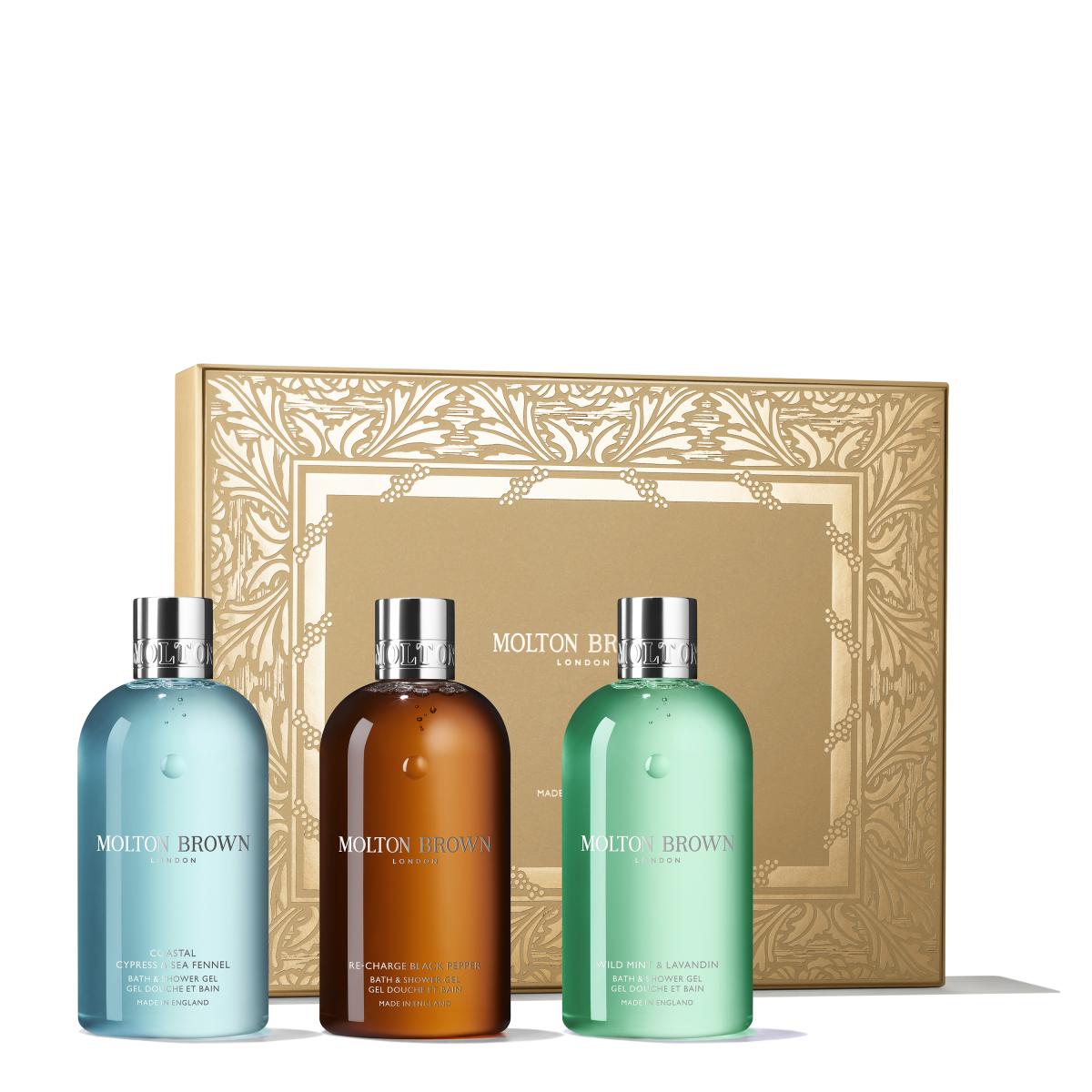 Molton Brown Woody & Aromatic Body Care Gift Set (3x300 ml) von Molton Brown