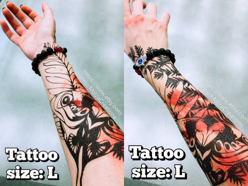 Ellie Temporäres Tattoo + 4 Bonus Tattoos Ellie Temporäres Tattoo + 4 Bonus Tattoos von MolzaCreations
