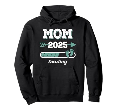 Mom 2025 Loading Werdende Mutter Mama 2025 Vintage Pullover Hoodie von Mom 2025 Loading Schwangerschaft Geburt Frauen