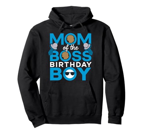 Mama und Papa Boss Geburtstag Jungen Baby Familie Party Dekorationen Pullover Hoodie von Mom And Dad Boss Birthday Boys Baby Family