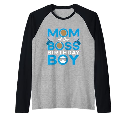 Mama und Papa Boss Geburtstag Jungen Baby Familie Party Dekorationen Raglan von Mom And Dad Boss Birthday Boys Baby Family
