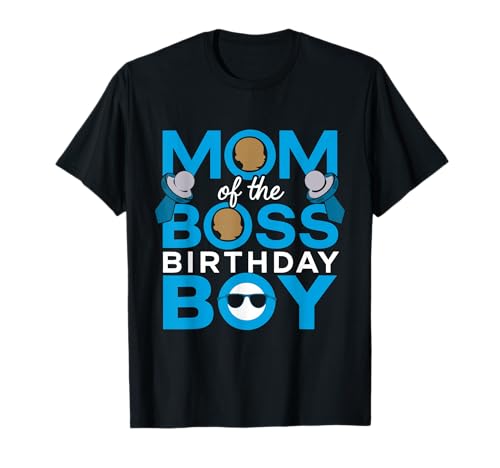 Mama und Papa Boss Geburtstag Jungen Baby Familie Party Dekorationen T-Shirt von Mom And Dad Boss Birthday Boys Baby Family