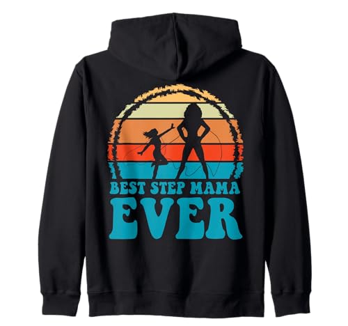 Best Step Mama Ever Muttertag Familie Liebe Frauen Kapuzenjacke von Mom Awesome Present Tee Design Idea