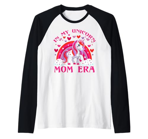 In meiner Einhorn-Mutterzeit Muttertag Familie Liebe Frauen Raglan von Mom Awesome Present Tee Design Idea