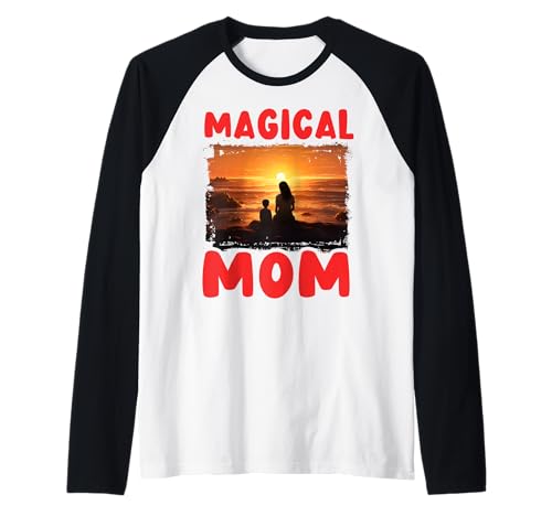 Magical Mom Muttertag Familie Liebe Frauen Raglan Magical Mom Muttertag Familie Liebe Frauen Raglan von Mom Awesome Present Tee Design Idea