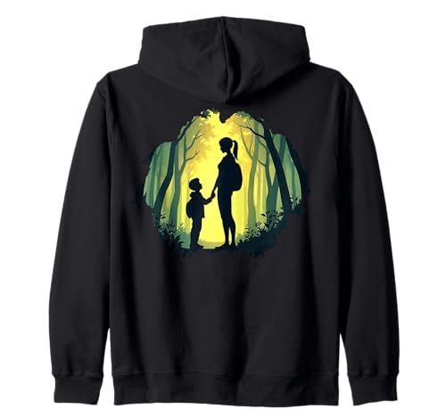 Muttertag Familie Liebe Frauen Kapuzenjacke Muttertag Familie Liebe Frauen Kapuzenjacke von Mom Awesome Present Tee Design Idea