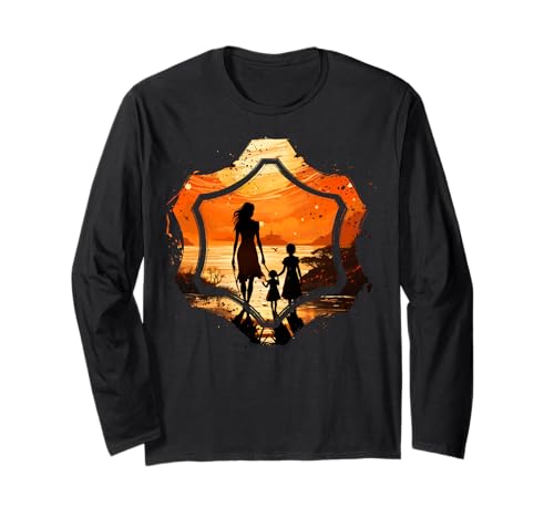 Muttertag Familie Liebe Frauen Langarmshirt von Mom Awesome Present Tee Design Idea