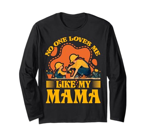 Niemand liebt mich so sehr wie meine Mutter zum Muttertag, Familie, Liebe Frauen Langarmshirt von Mom Awesome Present Tee Design Idea