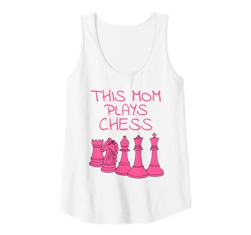Damen Diese Mutter spielt Schach, Muttertag Tank Top Damen Diese Mutter spielt Schach, Muttertag Tank Top von Mom Chess Player By DoodleRob