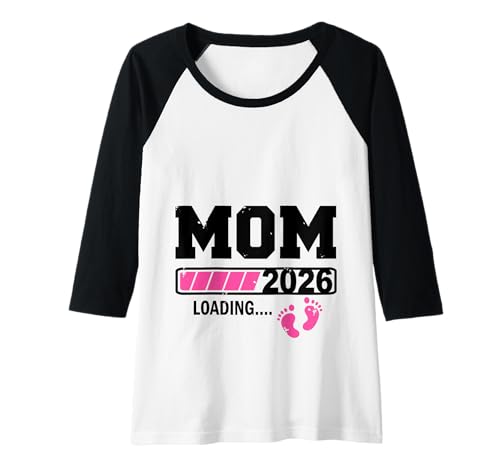 Damen Mama 2026 Schwangerschaft Ankündigung Raglan Damen Mama 2026 Schwangerschaft Ankündigung Raglan von Mom Dad Geburt Baby 2026