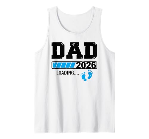 Herren Papa 2026 Schwangerschaft Ankündigung werdender Papa Tank Top Herren Papa 2026 Schwangerschaft Ankündigung werdender Papa Tank Top von Mom Dad Geburt Baby 2026