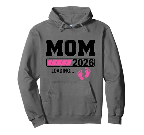Mama 2026 Schwangerschaft Ankündigung Pullover Hoodie von Mom Dad Geburt Baby 2026