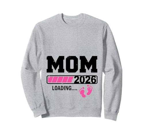 Mama 2026 Schwangerschaft Ankündigung Sweatshirt von Mom Dad Geburt Baby 2026