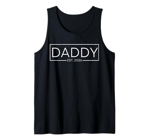 Papa Est. 2026 Erwarte Baby 2026, Papa 2026 Neuer Papa 2026 Tank Top Papa Est. 2026 Erwarte Baby 2026, Papa 2026 Neuer Papa 2026 Tank Top von Mom Dad established Matching Outfit 2026