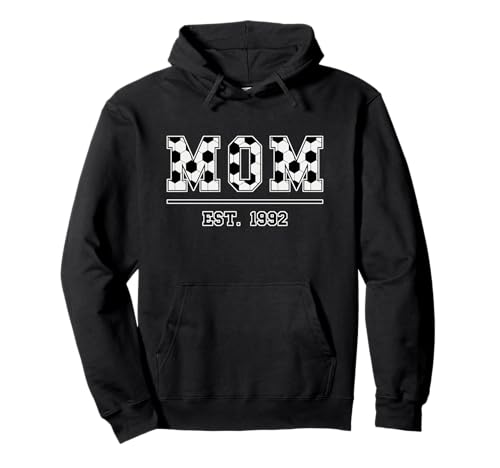 Football Mama Est 1992 Muttertag Mutter Geburtstag Vintage Pullover Hoodie von Mom Est. 1992 Soccer Football Mother's Day Sports
