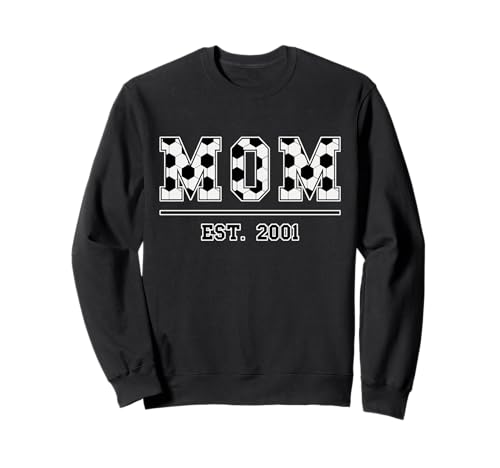 Football Mama Est 2001 Muttertag Mutter Geburtstag Vintage Sweatshirt von Mom Est. 2001 Soccer Football Mother's Day Sports