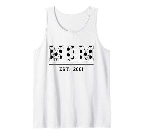 Football Mama Est 2001 Muttertag Mutter Geburtstag Vintage Tank Top Football Mama Est 2001 Muttertag Mutter Geburtstag Vintage Tank Top von Mom Est. 2001 Soccer Football Mother's Day Sports