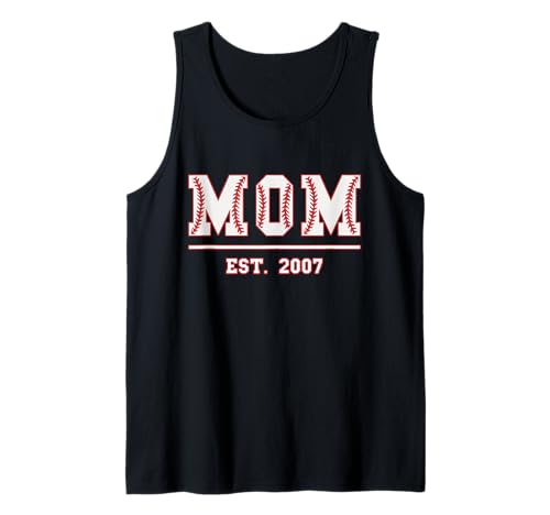 Baseball Mama Est. 2007 Muttertag Mutter Geburtstag Vintage Tank Top Baseball Mama Est. 2007 Muttertag Mutter Geburtstag Vintage Tank Top von Mom Est. 2007 Baseball Softball Mother's Day Retro
