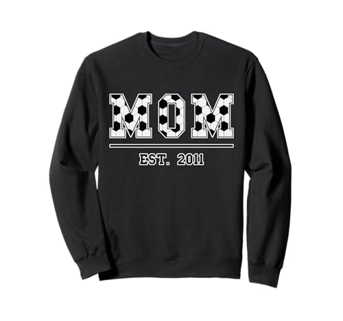 Football Mama Est 2011 Muttertag Mutter Geburtstag Vintage Sweatshirt von Mom Est. 2011 Soccer Football Mother's Day Sports