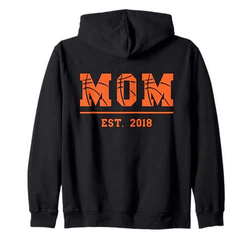 Basketball Mama Est 2018 Muttertag Mutter Geburtstag Vintage Kapuzenjacke Basketball Mama Est 2018 Muttertag Mutter Geburtstag Vintage Kapuzenjacke von Mom Est. 2018 Basketball Mother's Day Retro